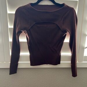 Elegant Brown Women's Top